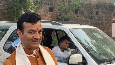 "A time will come when the white structure in Mathura that hurts every Hindu will be removed with the help of the court,” Shukla, the minister of state for parliamentary affairs, told reporters Monday evening. (Facebook/Anand Swarup Shukla) "A time will come when the white structure in Mathura that hurts every Hindu will be removed with the help of the court,” Shukla, the minister of state for parliamentary affairs, told reporters Monday evening. (Facebook/Anand Swarup Shukla)
