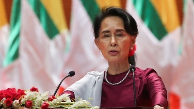 File photo of Myanmar's ousted leader Aung San Suu Kyi. (AFP)