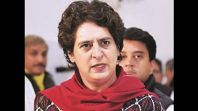 Priyanka had announced several women-centric promises including 40% tickets to women candidates for contesting 2022 UP Assembly polls. (file photo) Priyanka had announced several women-centric promises including 40% tickets to women candidates for contesting 2022 UP Assembly polls. (file photo)