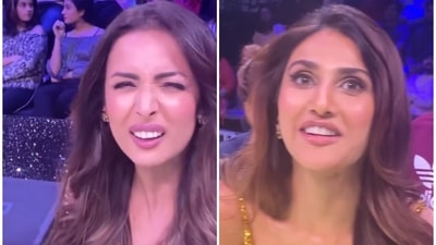 Malaika Arora and Vaani Kapoor in a video shared by Terence Lewis. Malaika Arora and Vaani Kapoor in a video shared by Terence Lewis.