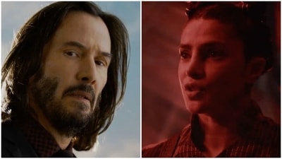 Keanu Reeves and Priyanka Chopra in a new teaser for The Matrix Resurrections. Keanu Reeves and Priyanka Chopra in a new teaser for The Matrix Resurrections.