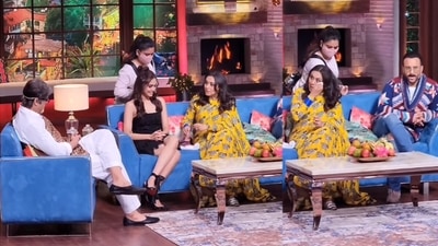 Rani Mukerji was in tears after laughing very hard over Krushna Abhishek's jokes on The Kapil Sharma Show. Rani Mukerji was in tears after laughing very hard over Krushna Abhishek's jokes on The Kapil Sharma Show. 