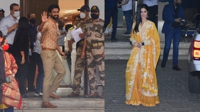 Vicky Kaushal and Katrina Kaif are finally getting married at the Six Senses Fort Barwara in Sawai Madhopur, Rajasthan. The two will tie the knot on December 9 amid 120 guests. (Varinder Chawla) Vicky Kaushal and Katrina Kaif are finally getting married at the Six Senses Fort Barwara in Sawai Madhopur, Rajasthan. The two will tie the knot on December 9 amid 120 guests. (Varinder Chawla)