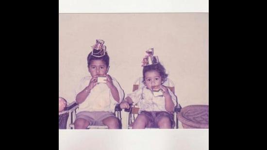 Childhood pictures of Vicky and Sunny Childhood pictures of Vicky and Sunny