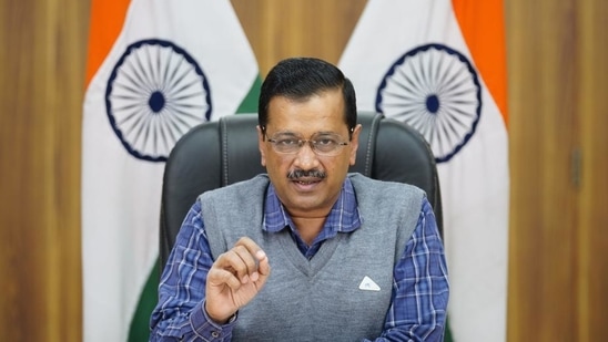 The AAP leader further informed that Kejriwal, during his visit, is aiming to seek suggestions from mothers and sisters about a "guarantee" of <span class='webrupee'>₹</span>1,000 per month. (HT file photo) The AAP leader further informed that Kejriwal, during his visit, is aiming to seek suggestions from mothers and sisters about a "guarantee" of <span class='webrupee'>₹</span>1,000 per month. (HT file photo)