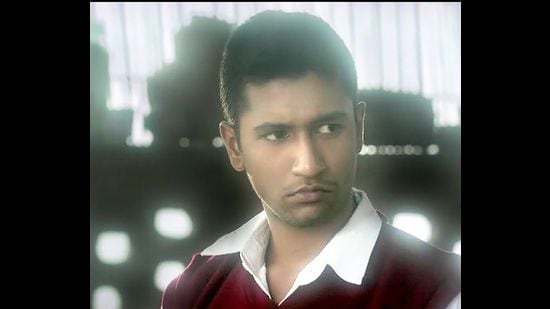 Vicky Kaushal in a still from Luv Shuv Tey Chicken (2012)