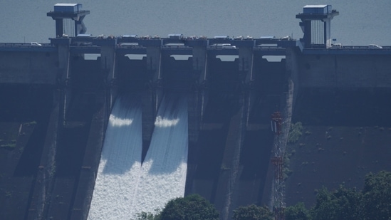 The Cheruthoni Dam in Kerala's Idukki district.(AFP File Photo)