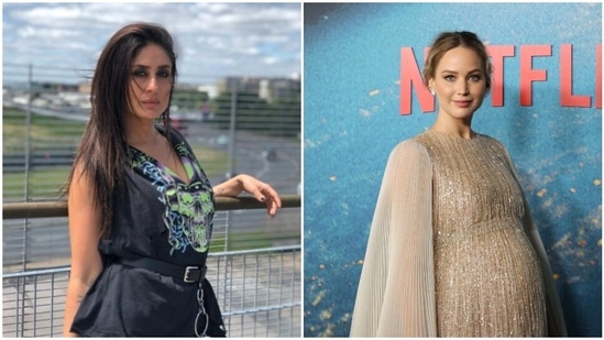 Kareena Kapoor dropped a photo of Jennifer Lawrence.