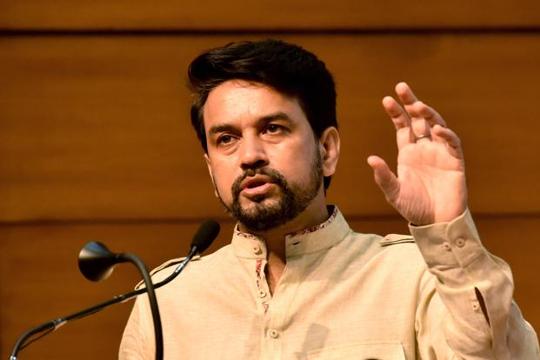 Union minister Anurag Thakur.&nbsp;