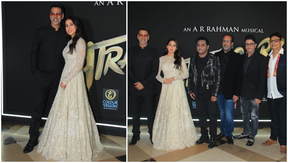 Sara Ali Khan at Atrangi Re album launch.&nbsp;(HT Photo/Varinder Chawla)