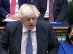 Britain's Prime Minister Boris Johnson speaks during the weekly question time debate at Parliament in London, Britain.&nbsp;