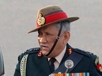 File photo of chief of defence staff General Bipin Rawat.