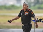 Chief of Defence Staff General Bipin Rawat seen at the induction ceremony of the first Sukhoi-30MKI fighter aircraft squadron at the Thanjavur airbase in January last year.&nbsp;