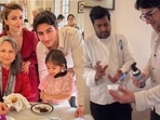 Sharmila Tagore celebrated her birthday with Soha Ali Khan, Ibrahim Ali Khan and Inaaya. Sharmila Tagore celebrated her birthday with Soha Ali Khan, Ibrahim Ali Khan and Inaaya.