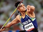 Neeraj Chopra of India in action at Tokyo Olympics. (Reuters) Neeraj Chopra of India in action at Tokyo Olympics. (Reuters)