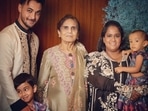 Arpita Khan shared a family picture to wish Salma Khan on her birthday. Arpita Khan shared a family picture to wish Salma Khan on her birthday.