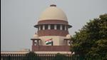 A Supreme Court bench of justices Dhananjaya Y Chandrachud, Surya Kant and Vikram Nath stayed all further proceedings in the two FIRs and issued notice to Tripura government and police with a direction to file a response within four weeks. (HT File) A Supreme Court bench of justices Dhananjaya Y Chandrachud, Surya Kant and Vikram Nath stayed all further proceedings in the two FIRs and issued notice to Tripura government and police with a direction to file a response within four weeks. (HT File)