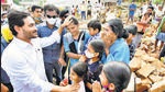 The opposition Telugu Desam Party described the scheme as a big scam being played on the people, who had been allotted houses under the “weaker section housing scheme.” (PTI) The opposition Telugu Desam Party described the scheme as a big scam being played on the people, who had been allotted houses under the “weaker section housing scheme.” (PTI)