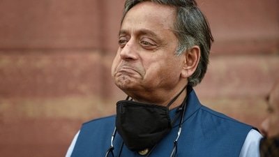 Shashi Tharoor was trolled on Twitter for his photo at a wedding event.&nbsp; (PTI)