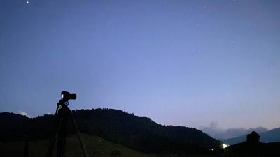 The venue of the two-day ‘Astro Party’ that started in the Benital area of Uttarakhand’s Chamoli district on Tuesday. (Sourced photo) The venue of the two-day ‘Astro Party’ that started in the Benital area of Uttarakhand’s Chamoli district on Tuesday. (Sourced photo)