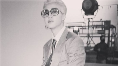 Jimin shared a picture on Instagram.