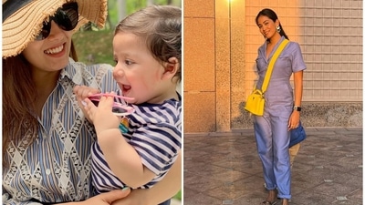 Shahid Kapoor and Mira Rajput’s son Zain made an appearance in her new Instagram post. Shahid Kapoor and Mira Rajput’s son Zain made an appearance in her new Instagram post.