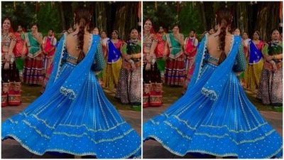 Rubina, styled by fashion stylist Ashnaa Makhijani, showed off her back-details of the blouse in a picture. Caught in motion, Rubina turned her back to the camera as she posed for the picture. (Instagram/@rubinadilaik)