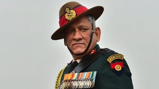 General Bipin Rawat’s previous appointments included those of the army chief, army vice chief, Southern Army commander, corps commander in the North-east and division commander in Kashmir. (PTI)