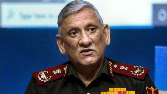 India’s first Chief of Defence Staff (CDS) General Bipin Rawat was on a visit to the prestigious Defence Services Staff College (DSSC) at Wellington to address the faculty and student officers (PTI)