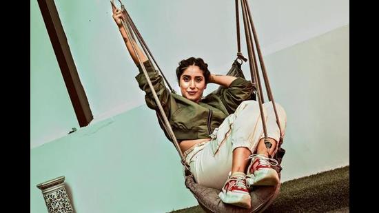 Singer Neha Bhasin enjoying her time in her Delhi home.