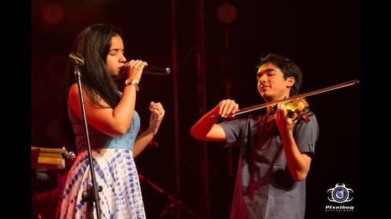 Musicians from the band SubraMania, featuring Bindu and Ambi Subramanian, also performed at the festival.