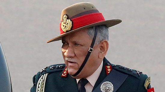 File photo of chief of defence staff General Bipin Rawat.(REUTERS)