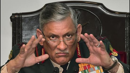 Son of a three-star general, General Bipin Rawat was commissioned into the army in December 1978 after graduating from the Dehradun-based Indian Military Academy where he was awarded the coveted Sword of Honour for exceptional performance. (PTI PHOTO.) Son of a three-star general, General Bipin Rawat was commissioned into the army in December 1978 after graduating from the Dehradun-based Indian Military Academy where he was awarded the coveted Sword of Honour for exceptional performance. (PTI PHOTO.)