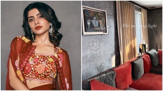 Samantha Ruth Prabhu shared a picture of her home on Instagram.