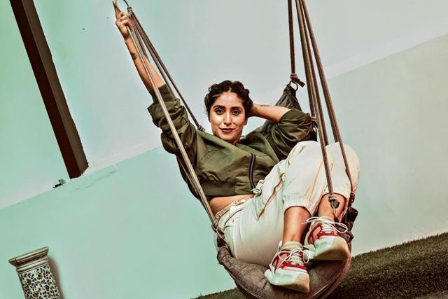 Singer Neha Bhasin enjoying her time in her Delhi home. Singer Neha Bhasin enjoying her time in her Delhi home.