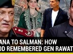 Gen Bipin Rawat's death: Salman Khan, Kangana Ranaut, Akshay Kumar pay homage Gen Bipin Rawat's death: Salman Khan, Kangana Ranaut, Akshay Kumar pay homage