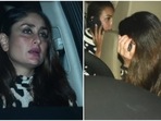 Kareena Kapoor in her car. Kareena Kapoor in her car.