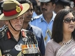 Chief of Defence Staff (CDS) General Bipin Rawat and his wife, Madhulika Rawat, were among 13, who were killed in an IAF chopper crash near Coonoor in Tamil Nadu on Wednesday, December 8, 2021. (PTI PHOTO.) Chief of Defence Staff (CDS) General Bipin Rawat and his wife, Madhulika Rawat, were among 13, who were killed in an IAF chopper crash near Coonoor in Tamil Nadu on Wednesday, December 8, 2021. (PTI PHOTO.)