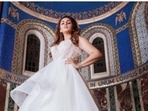 Huma Qureshi, in a white bridal couture, is bold and beautiful