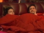 Rakhi Sawant and Ritesh on Bigg Boss 15. Rakhi Sawant and Ritesh on Bigg Boss 15.