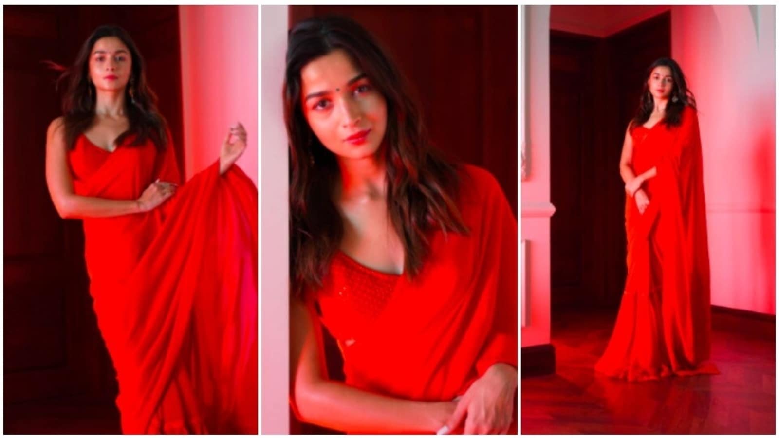 Alia Bhatt in Sabyasachi lehenga for Diwali celebration ❤️❤️ Styled by Ami  Patel! #AliaBhatt #Fashion #Style #GlamourAlert | Instagram