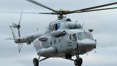 Developed by Russian Helicopters, the Mi-17V5 is designed to carry personnel, cargo and equipment. The Mi-17V5 can carry a load of around four tonne in a full cargo role. (HT FILE PHOTO.) Developed by Russian Helicopters, the Mi-17V5 is designed to carry personnel, cargo and equipment. The Mi-17V5 can carry a load of around four tonne in a full cargo role. (HT FILE PHOTO.)