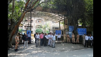A low-intensity explosion was reported in Rohini Court complex in New Delhi. (HT File Photo/Sanchit Khanna)