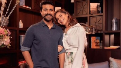 Ram Charan and his Upasana Konidela.
