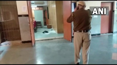 According to some reports a laptop in the court exploded.&nbsp; (ANI)