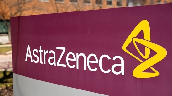 The logo for AstraZeneca is seen outside its North America headquarters in Wilmington, Delaware, US.&nbsp;(REUTERS)
