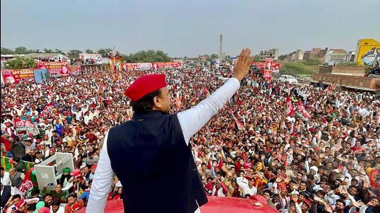 Yadav tweeted, “Lal ka inqilab hoga, baees (2022) mein change hoga (Red will bring a revolutionary change in 2022.)” (File Photo) Yadav tweeted, “Lal ka inqilab hoga, baees (2022) mein change hoga (Red will bring a revolutionary change in 2022.)” (File Photo)
