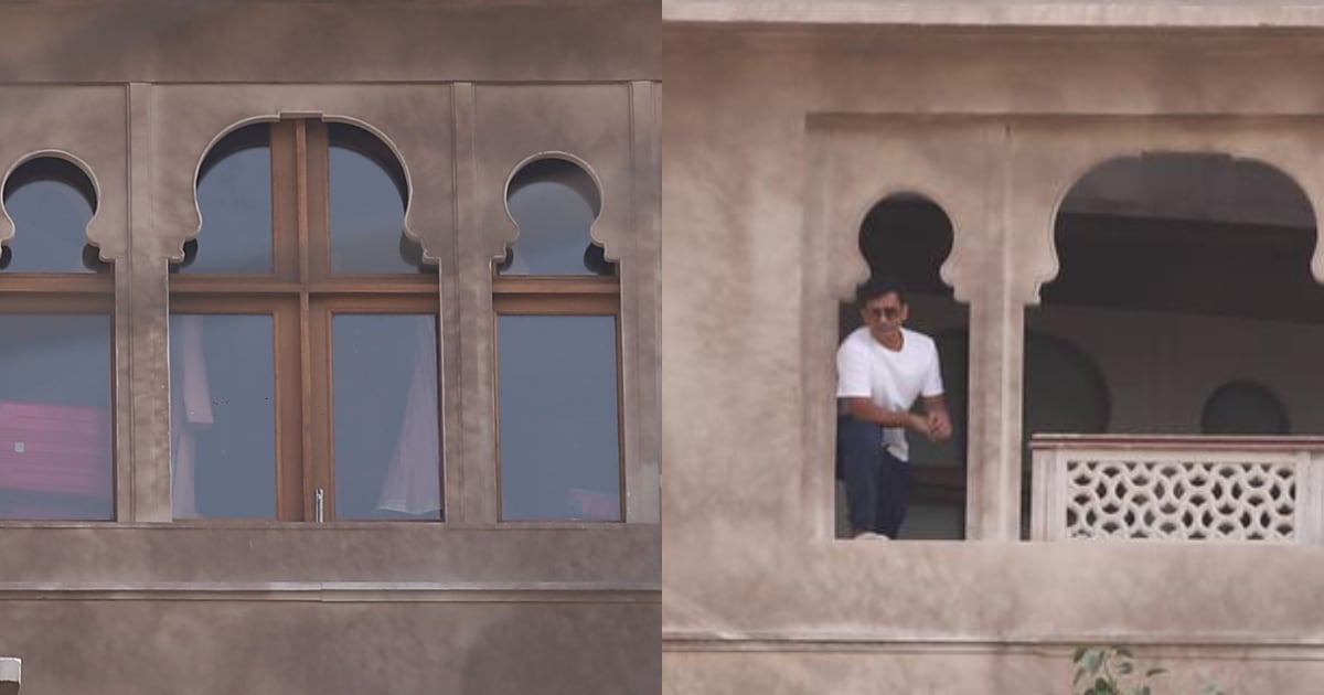 Visuals from Katrina Kaif and Vicky Kaushal's wedding venue. (Varinder Chawla) Visuals from Katrina Kaif and Vicky Kaushal's wedding venue. (Varinder Chawla)
