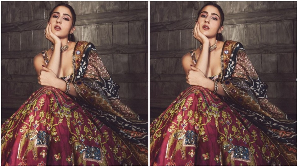 On Wednesday, Sara Ali Khan had no midweek blues, because she is still in the Chakachak state of mind – we are not saying, she is saying. The actor stepped out for the promotions of her film Atrangi Re in style and chose a stunning ethnic ensemble for the task.(Instagram/@saraalikhan95)
