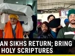 Afghan Sikhs return; bring back holy scriptures Afghan Sikhs return; bring back holy scriptures
